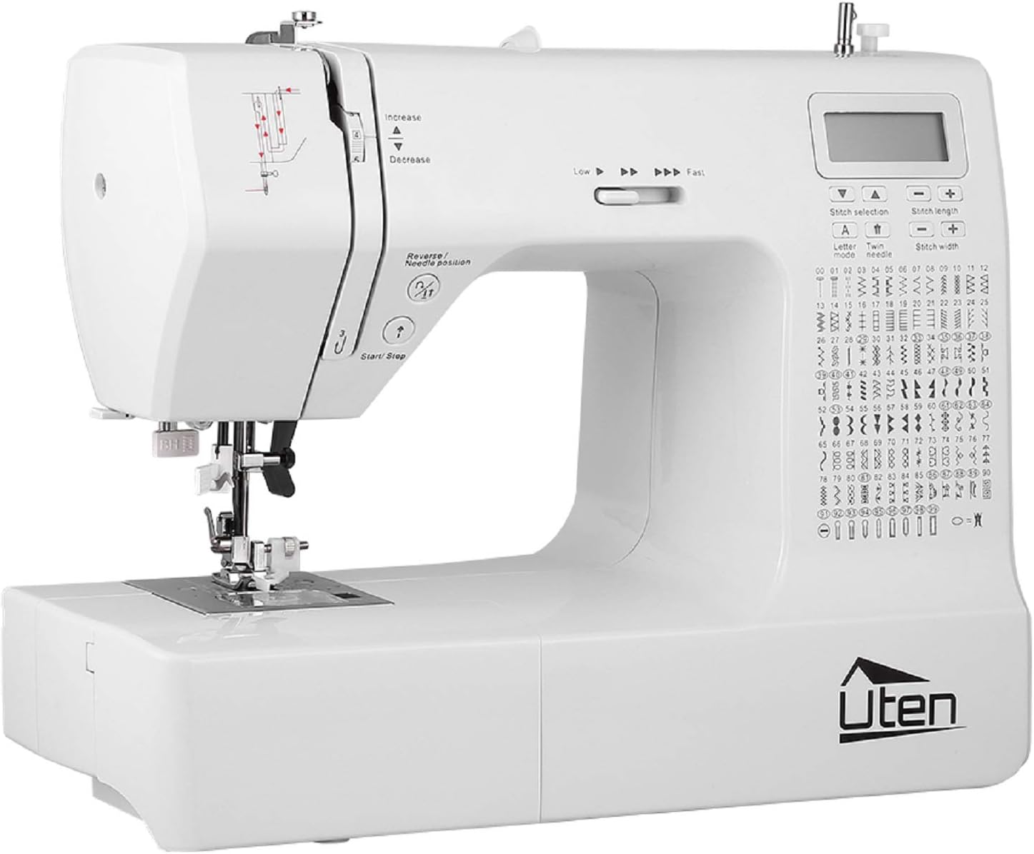 Portable Sewing Machine Computerized Embroidery Sewing Machine with 200 Unique Built-in Stitch and 8 Buttonholes Review