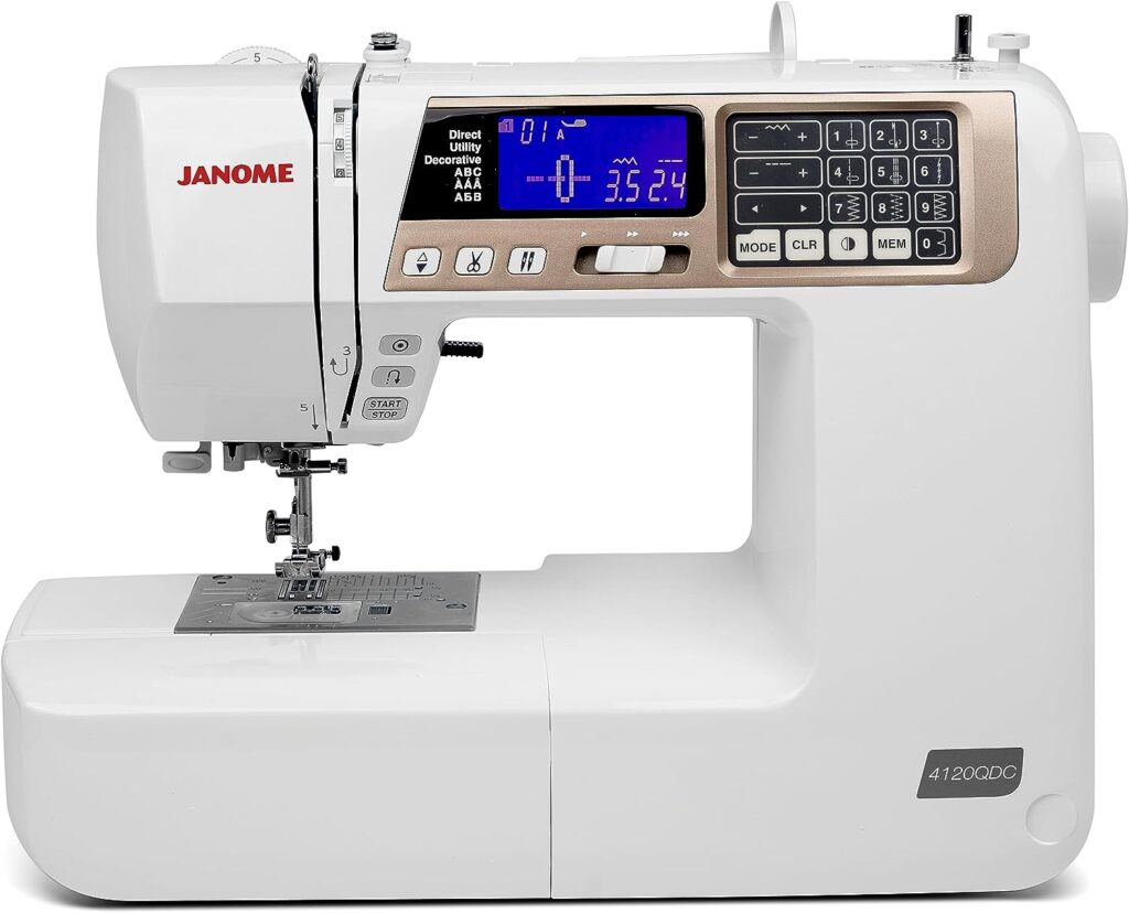 Janome 4120QDC-T Computerized Quilting and Sewing Machine with Bonus Quilt Kit