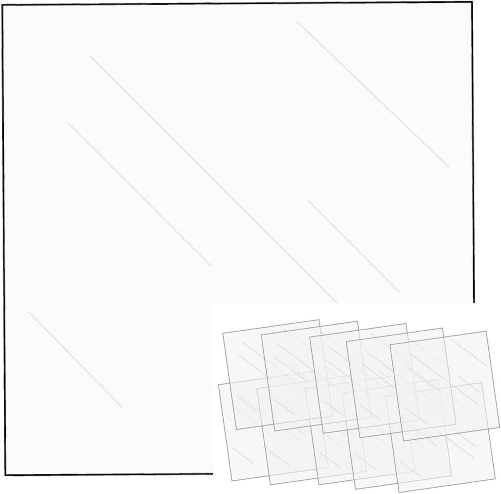 We R Memory Keepers 660871 10 Piece Fuseables Clear Sheets, 12 x 12
